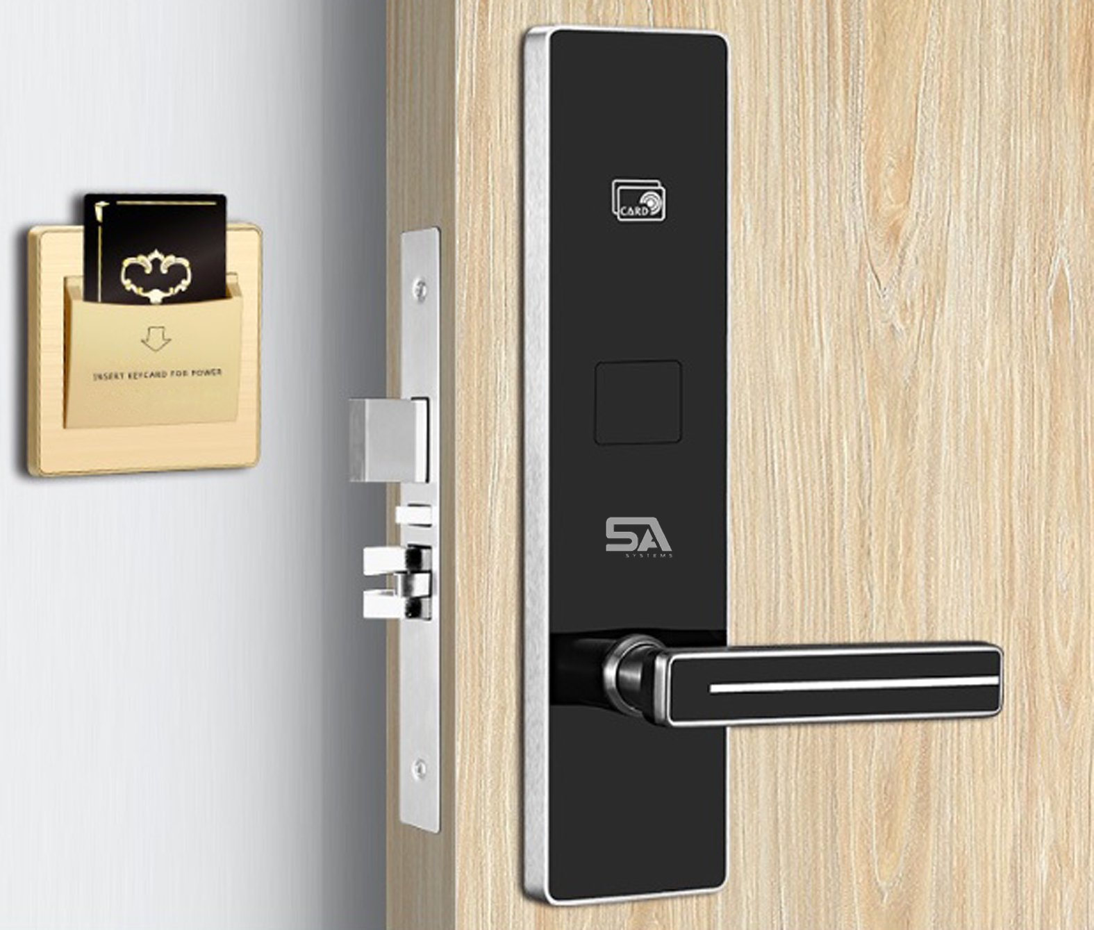 5A DZ2K Pro Khóa thẻ Từ Hotel Homestay Digital Door Lock Smart RF Card