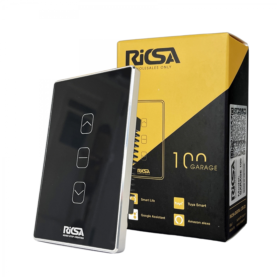 RICSA GARAGE 100 Cửa Cuốn Wi-Fi Thông Minh