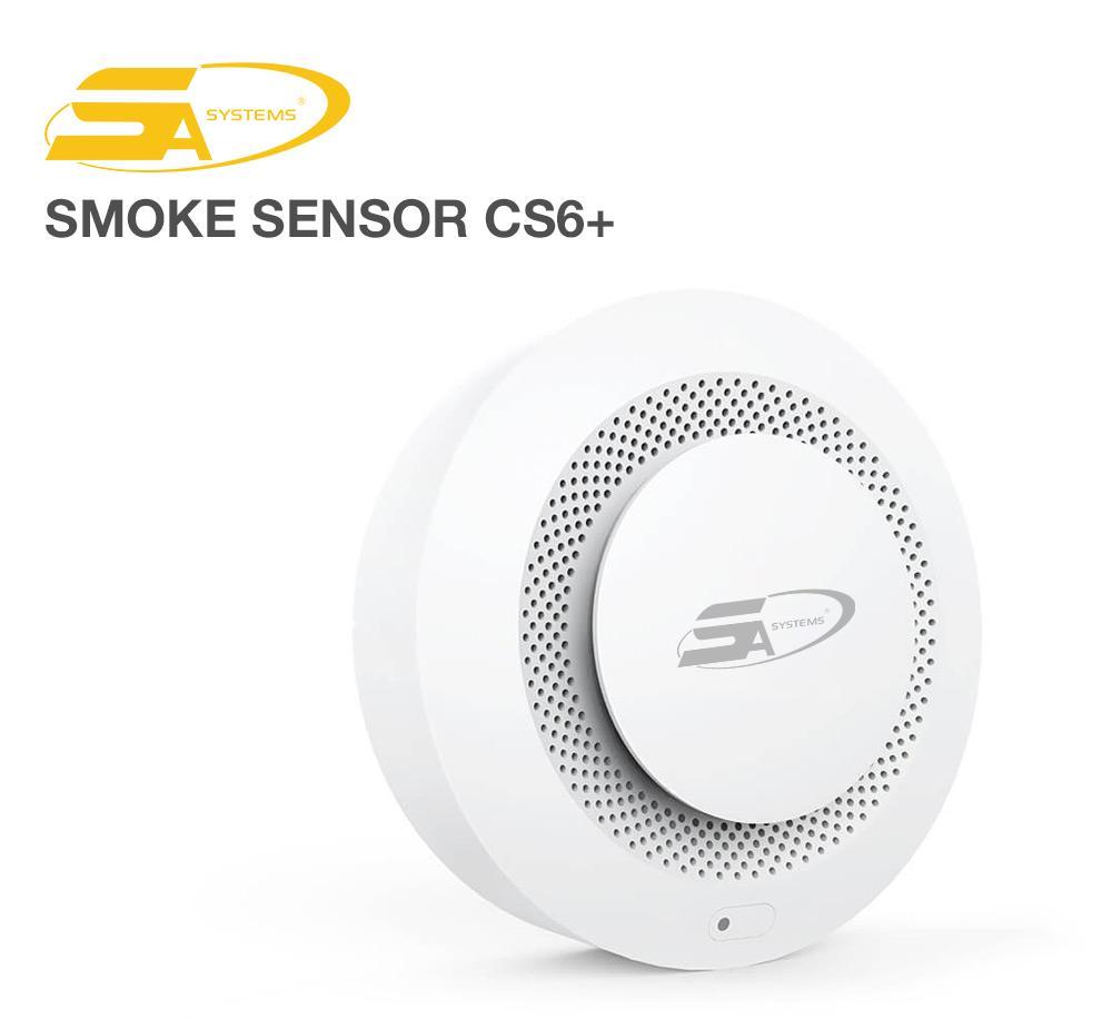 5A  Cs6+ Smoke Sensor Cảm Biến Khói Thông Minh điều Khiển Qua App 5asystems