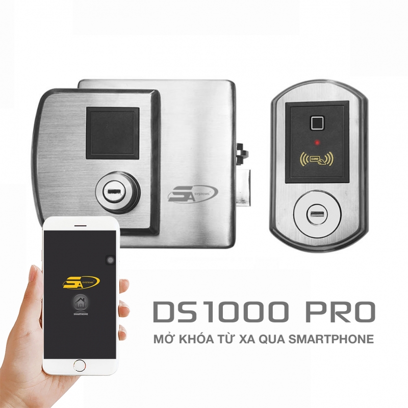 5A DS1000 Pro Khóa vân tay cho cửa cổng, ngoài trời